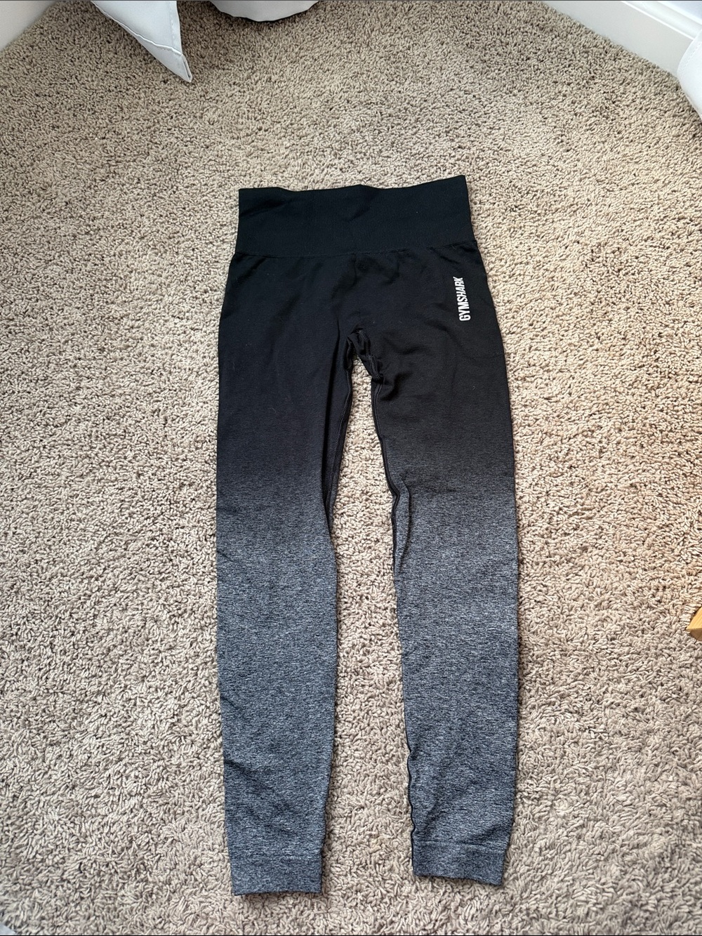 Gymshark Black to Gray Ombre Seamless Leggings XS